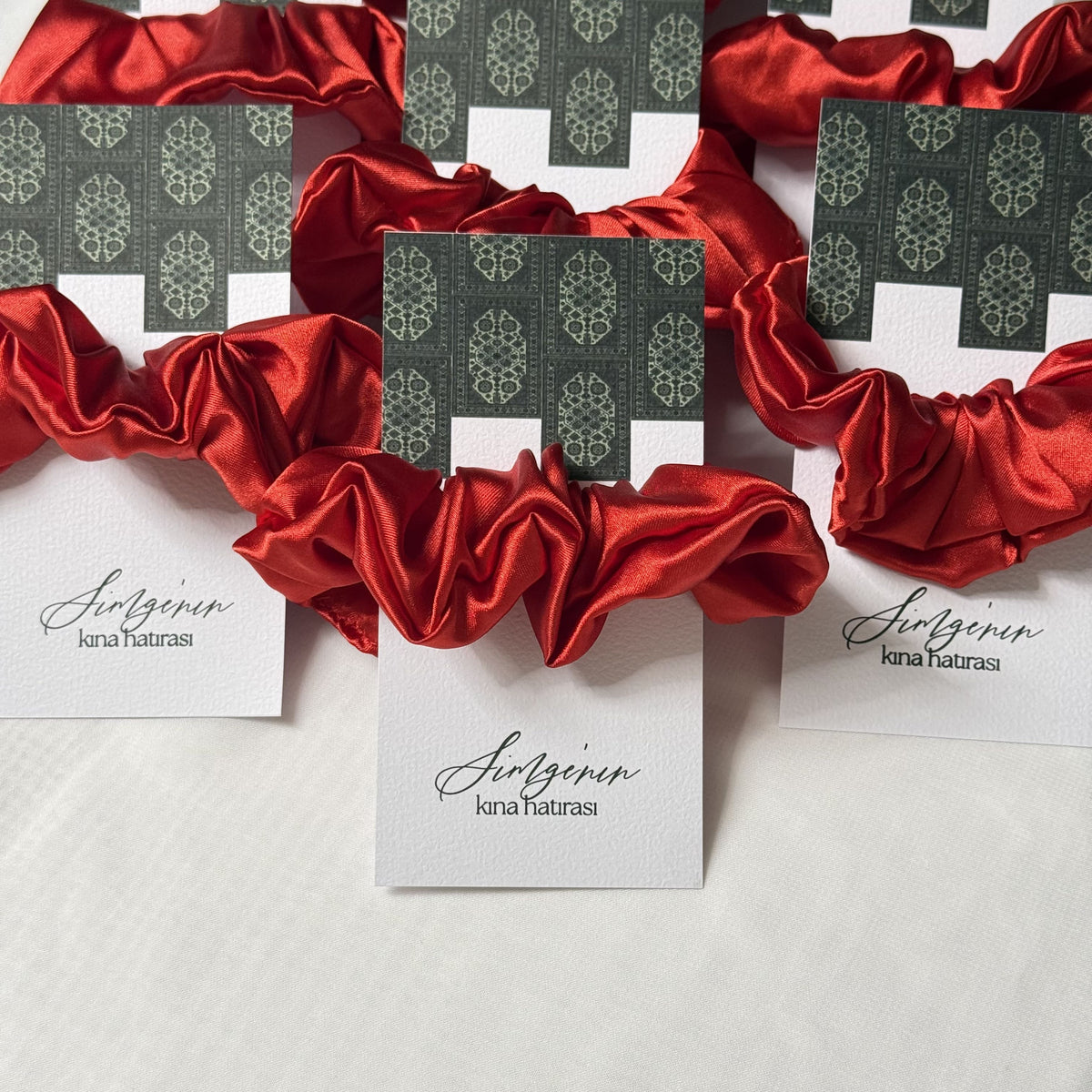 Scrunchie-Gastgeschenk rot | Oriental