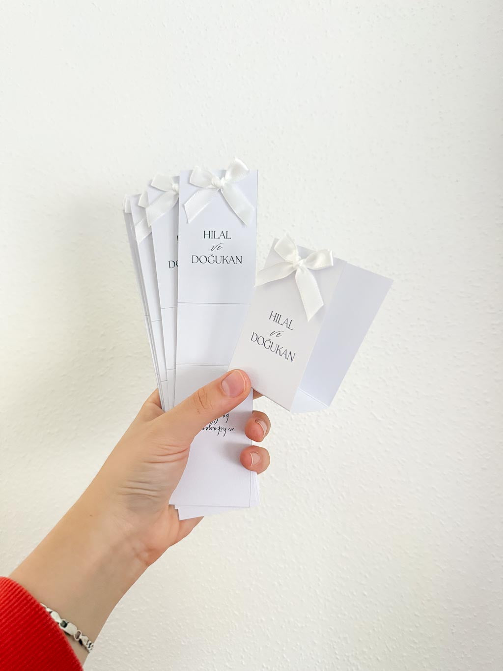 Banderole für Gastgeschenke
