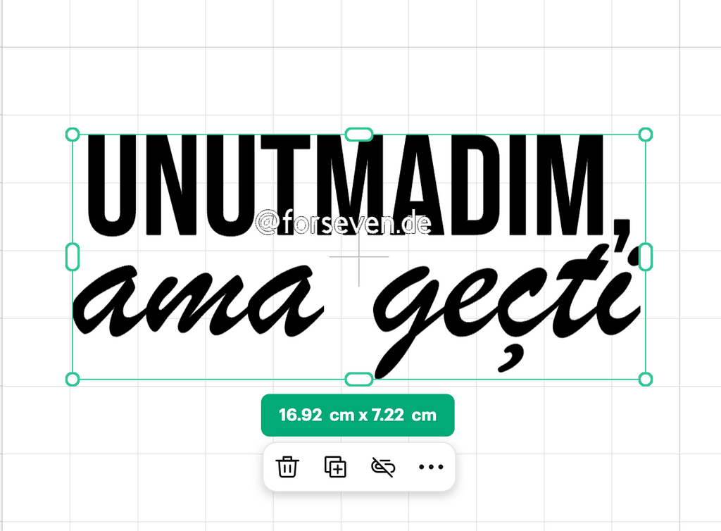 Unutmadım ama geçti | Sticker